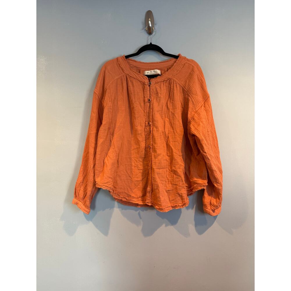 We The Free by Free People Gauze Button Front Top – Small